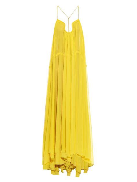 chloe yellow maxi dress|Latest Women's Dresses .